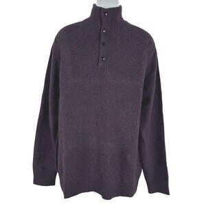 Banana Republic Pullover Sweater XL Tall Merino Wool Blend Marl FS-1471‎